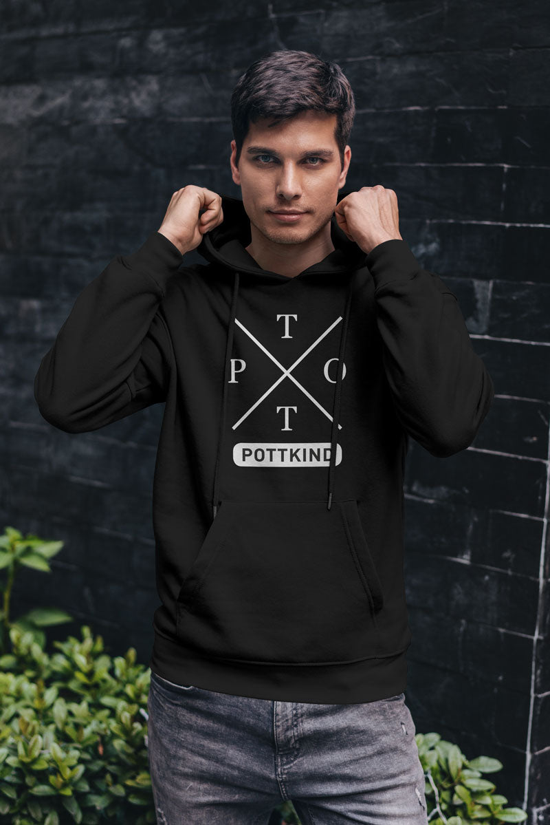 Hoodie Cruiser POTT Kreuz Weiß