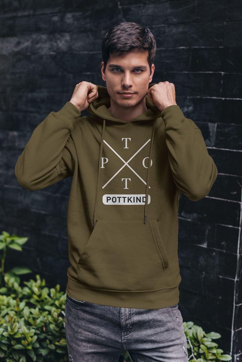 Hoodie Cruiser POTT Kreuz Weiß