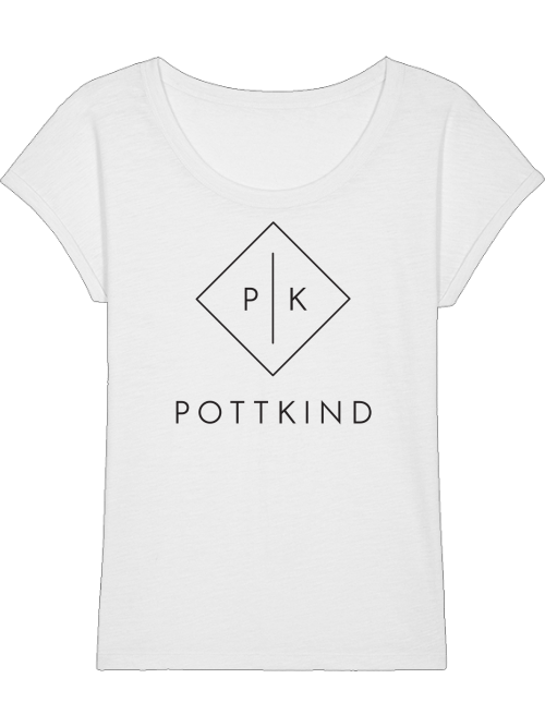 T-Shirt ROUNDER SLUB Pottkind Logo